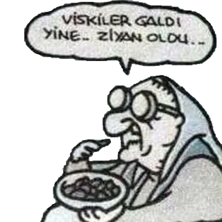 🍷 VISKILER GALDI YINE.. ZIYAN OLDU... telegram sticker