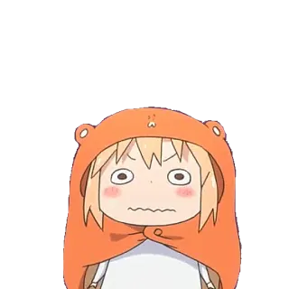 ☹️ Umaru Doma Himouto! Umaru-chan Anime, Dessin animé, Personnage, Umaru Doma, Himouto! Umaru-chan, Embarrassé(e), Mignon(ne) whatsapp sticker