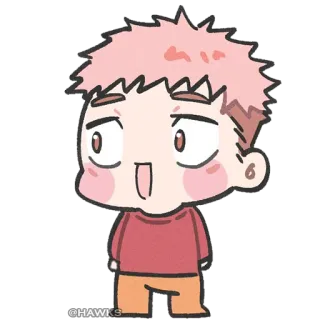 😮 Anime, Cartoon, Figur, Illustration, Kawaii, Aufkleber telegram sticker
