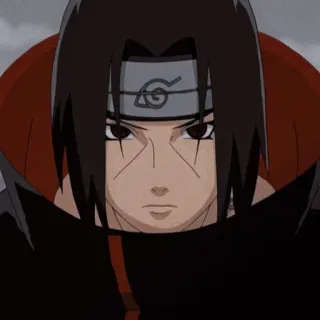 😐 Itachi Naruto anime, manga, itachi, naruto, uchiha, ninja whatsapp sticker