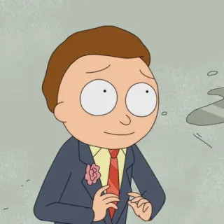 🛸 Morty Smith Rick and Morty morty, rick and morty, cartoon, zeichentrick, charakter telegram sticker