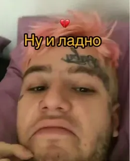 🙊 Lil Peep Ну и ладно Lil Peep, грустный, мем, русский, музыка, артист, рэпер telegram sticker