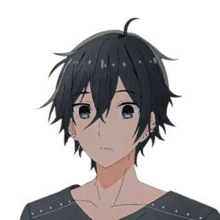 😐 Anime, Manga, Charakter, Horimiya telegram sticker