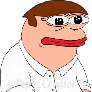 🐸 @Pepe_Creator Mème, Triste, Personnage, Internet telegram sticker