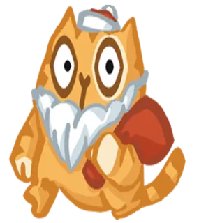 🤶 cat, animal, santa, christmas telegram sticker