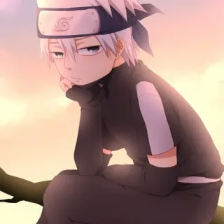 😁 Kakashi Hatake Naruto anime, kakashi, naruto, character, manga telegram sticker