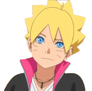😕 Boruto Uzumaki Boruto anime, manga, boruto, uzumaki, ninja, cartoon whatsapp sticker