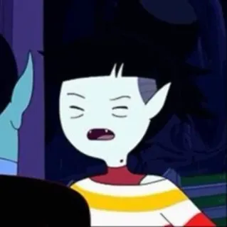 🖤 Marshall Lee Adventure Time cartoon, vampire, Marshall Lee, Adventure Time whatsapp sticker