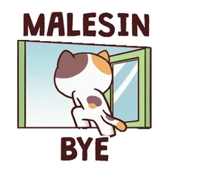 ๐ช MALESIN
BYE gatto, cartoni animati, partenza, addio, finestra whatsapp sticker