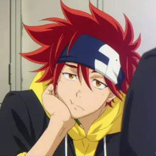 🌶 Reki Kyan SK8 the Infinity Anime, SK8 the Infinity, Reki Kyan, rote Haare, Aufkleber, Cartoon telegram sticker