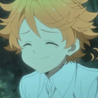 ⛓ Emma The Promised Neverland Anime, Chica, Sonrisa, Emma, The Promised Neverland, Lindo, Personaje, Manga telegram sticker