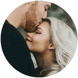 😍 couple, love, kiss, romance, relationship telegram sticker