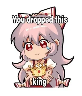 Fujiwara Mokou 💤 telegram stickers