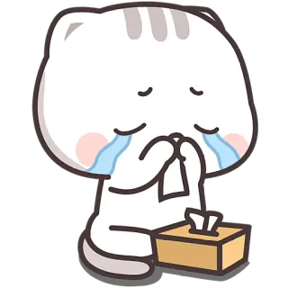 Милашка-кэт @Nyasticks telegram stickers