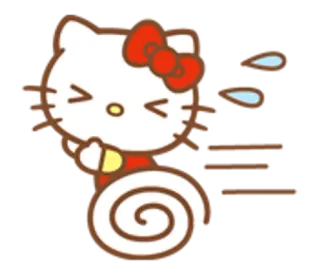 🌟 Hello Kitty hello kitty, kawaii, animé, dessin animé telegram sticker
