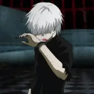✖️ Ken Kaneki Tokyo Ghoul Anime, Tokyo Ghoul, Ken Kaneki, Ghoul, Manga, Düster telegram sticker