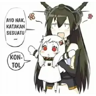 🗣 AYO NAK, KATAKAN SESUATU
KONTOL Anime, Chibi, Offensivo, Cartoni animati telegram sticker