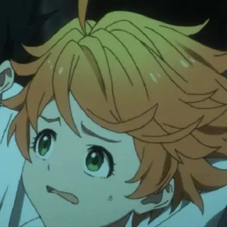 ⛓ Emma The Promised Neverland anime, manga, personaje, emma, the promised neverland telegram sticker