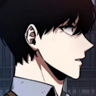 🗯 Anime, Manga, Retrato, Personaje, Hombre, Arte, Ilustración telegram sticker