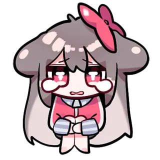 🎀 Gadis anime, Kartun, Sedih, Lucu, Menangis whatsapp sticker