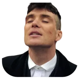😌 Thomas Shelby Peaky Blinders Peaky Blinders, Thomas Shelby, Cillian Murphy, tv show, character, drama telegram sticker