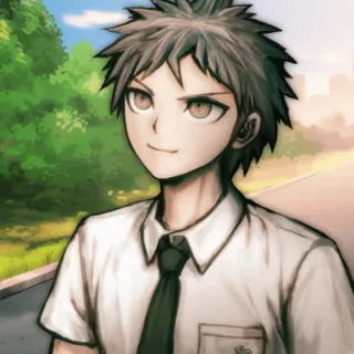 😊 Hajime Hinata Danganronpa Anime, Danganronpa, Hajime Hinata, Video game whatsapp sticker