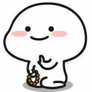 📿 süß, Cartoon, Illustration, kawaii, niedlich telegram sticker