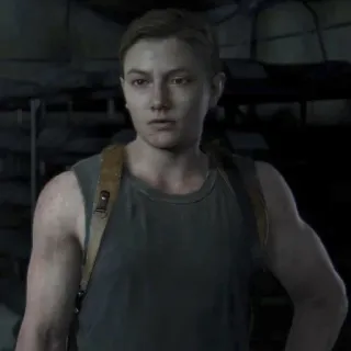🪶 Abby Anderson The Last of Us Part II эбби, last of us, игра, персонаж telegram sticker