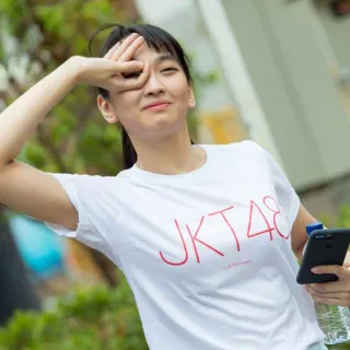 👌 JKT48 JKT48, grupo idol, asiática, mujer, cantante, música whatsapp sticker