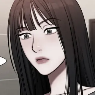 💀 phụ nữ, cô gái, hoạt hình, châu á, anime, manga, chân dung whatsapp sticker