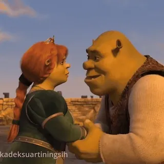 😘 Shrek shrek, fiona, animation, oger, cartoon, dreamworks telegram sticker