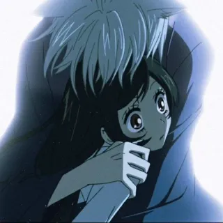 😪 Animé, Dessin animé, Étreinte, Câlin, Affection, Romance telegram sticker