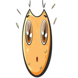 😲 ojos, asustado, boca, cara whatsapp sticker