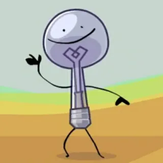 ✨ Lightbulb Inanimate Insanity lâmpada, objeto, animado, personagem, Inanimate Insanity whatsapp sticker