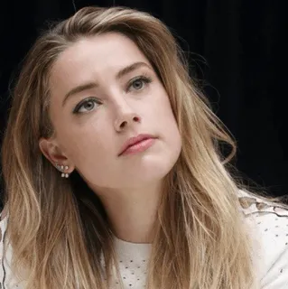 🥀 Amber Heard actress, celebrity, blonde, portrait telegram sticker
