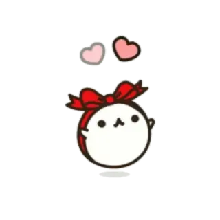 🍥 kawaii, słodkie, serce, miłość, postać, zwierzę telegram sticker