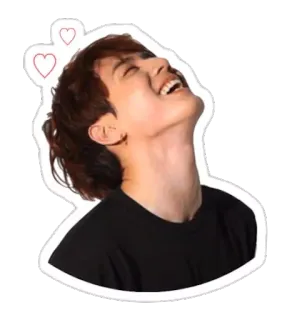 🤣 person, smiling, hearts, happy, joyful telegram sticker