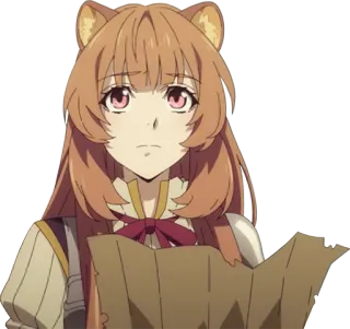 🙁 Raphtalia Rising of the Shield Hero Anime, Raphtalia, Tanuki, Mappa telegram sticker