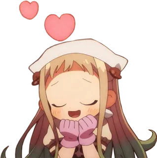 🥰 Anime, Coeurs, Mignon, Fille, Kawaii telegram sticker