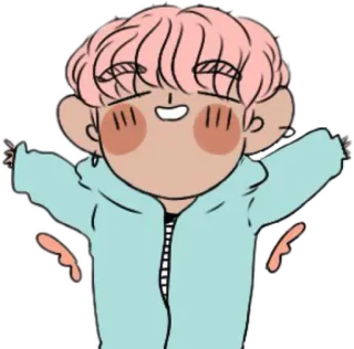 🤗 cartoon, cute, illustration, sticker, kawaii telegram sticker