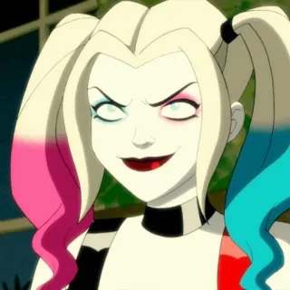 🎪 Harley Quinn 할리 퀸, DC 코믹스, 악당, 만화 telegram sticker