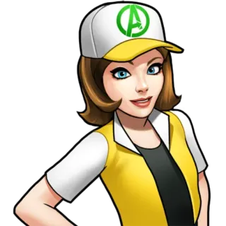 😃 cartoon, woman, recycle, environmental telegram sticker