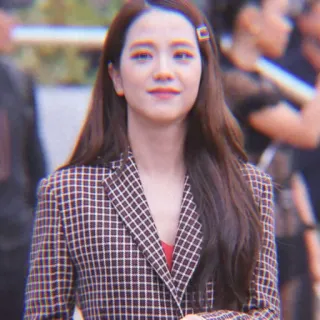 🍭 Jisoo kpop, sängerin, frau, mode, stil, promi, schönheit telegram sticker