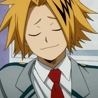 ⚡️ Denki Kaminari My Hero Academia Anime, Manga, Denki Kaminari, My Hero Academia whatsapp sticker