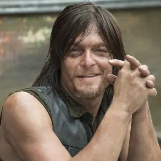 🙂 Daryl Dixon The Walking Dead daryl dixon, the walking dead, norman reedus, personagem telegram sticker