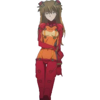 😞 Asuka Langley Soryu Neon Genesis Evangelion TEST Anime, Personnage, Dessin animé, Evangelion, Asuka whatsapp sticker