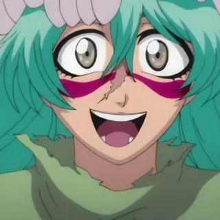 👼 Nelliel Tu Odelschwanck Bleach Anime, Manga, Bleach, Nelliel Tu Odelschwanck, Personaggio, Sorriso whatsapp sticker
