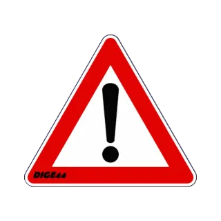 ❗️ Ostrzeżenie, Uwaga, Wykrzyknik, Niebezpieczeństwo telegram sticker