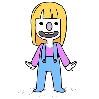 😃 만화, 일러스트, 캐릭터, 스티커, 귀여운 telegram sticker