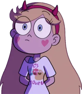 ❓ Star Butterfly Star vs. the Forces of Evil การ์ตูน, เวทมนตร์, เจ้าหญิง, ดาว, ผีเสื้อ telegram sticker